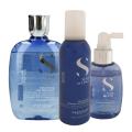 Alfaparf Semi di Lino Volumizing Low Shampoo 250 ml + Mousse Conditioner 200 ml + Spray 125 ml