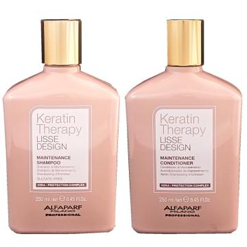 Alfaparf Milano Keratin Therapy Lisse Design Maintenance Shampoo 250 ml + Conditioner 250 ml