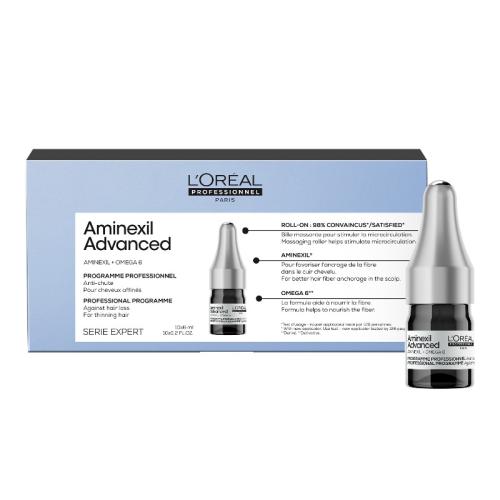 L'Oreal Serie Expert Aminexil Advanced Fiale 10 x 6 ml + massaggiatore cute in OMAGGIO
