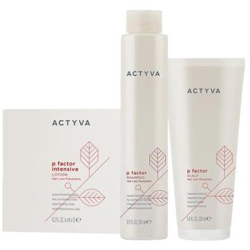 Kit Kemon Actyva P Factor Shampoo 250 ml + Scalp 150 ml + Intensive Lotion 12x6 ml