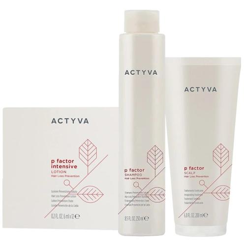 Kit Kemon Actyva P Factor Shampoo 250 ml + Scalp 150 ml + Intensive Lotion 12x6 ml