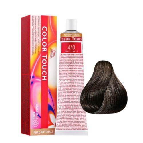 Wella Color Touch Pure Naturals 4/0 - Castano Medio 60 ml