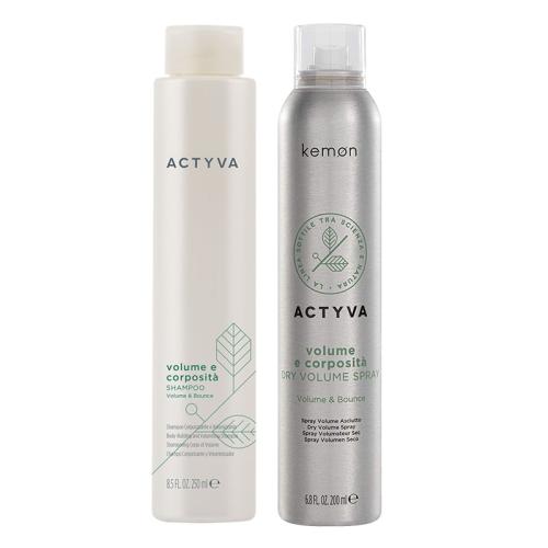 Kemon Actyva Volume e Corposità Shampoo 250 ml + Spray 200 ml
