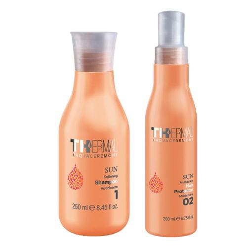 New Emsibeth Thermal Sun 1 Shampoo Addolcente 250 ml + Emsibeth Thermal Sun 02 Spray Protettivo Capelli Multiazione 200 ml + OMAGGIO