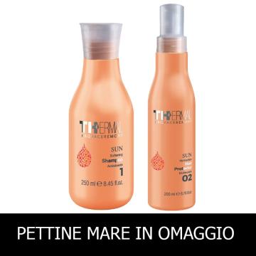 New Emsibeth Thermal Sun 1 Shampoo Addolcente 250 ml + Emsibeth Thermal Sun 02 Spray Protettivo Capelli Multiazione 200 ml + OMAGGIO