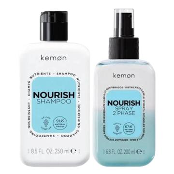 Kemon Hair Care Nourish Shampoo 250 ml + 2Phase 200 ml