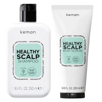 Kemon Hair Care Healthy Scalp Shampoo 250 ml + Scalp Kiwi  Scrub 200 ml