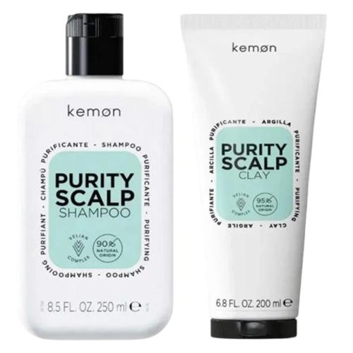 Kemon Hair Care Purity Scalp Shampoo 250 ml + Scalp  Clay 200 ml